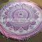 Indian Mandala Round Beach Towel Roundie Pareo Turkish Towel