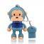 Custom Cartoon silicon litter monkey usb hard disk