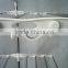 Folding Stainless Steel 3 Tiers Sliding Clothes Rack