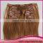 2015 Cheap Clip In Colored Hair Extension Straight Brazilian Human Hair Extension
