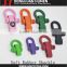 4mm and 5mm colorful shackle with soft rubber wholesale