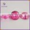 Wholesale synthetic pink round loose cubic zirconia beads