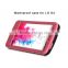 Redpepper Waterproof Case For LG G3 Fashion Hard PC Rubber Case with Bracket Back Case MT-5119