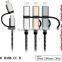 2 in 1 Original 8 Pin Connector to Mirco USB MFi Cable for IPhone 5/6/6 Plus