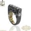 Pave Diamond Rose Cut Ring, 14K Gold Natural Pave Diamond Ring Jewelry, Designer Ring Jewelry for Women
