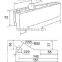 high quality stainless steel Top Glass Door Patch Fitting (DL-029)