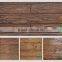 Decorative wood panel wall cladding