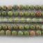 Assorted Natural Gemstone Natural Green Round Beads Loose Gemstone Decoration Round Beads Strings Good Quality