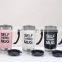 Thermal stainless steel coffee travel mug