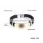 new products 2016 custom name adjustable silicone bracelet wholesale with gold plate