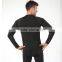 custom long sleeve black Nylon running compression tights