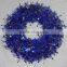46cm Green+Red Color PET Decorative Christmas Tinsel Wreath