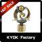 KYOK Wrought Iron Curtain Rod Finials,chrome Curtain Rod Finials,colored Glass Finials