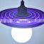 UL E26 Silicone plastic pendant lamp shade with canopy and Woven wire