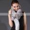 2016 new fashion silver fox fur shawl scarf Fox Fur Scarf Whole Skin Thickening Warm Scarf Ladies Ponchos