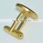 Fancy gold plated custom cufflinks for men