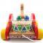 Wooden Pulling Bear Drum Pulling Along Musical Toy                        
                                                Quality Choice