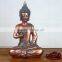 Home tabletop decoration handmade craft red resin buddha statues