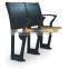MDF & Chromed metal school furniture desk and chair KF-802