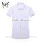 100% linen Men's Short Sleeve cuffed sleeve Point collar Solid Linen Shirt