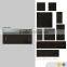 bevel surface black tiles, 10x20 decorative bathroom wall tile, livingroom interior tile