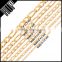 Fashion top sale stainless steel high quality gold NK chain