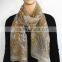 Chain Pattern Printed Long Wool Scarf