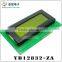 3.15 inch 12832 lcd display module with Chinese word stock ST7920 lcd display