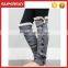A-13 women button down knit boot socks knit leg warmers with buttons knee high lace trim leg warmers