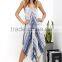 Vintage Ladies Floral Printed African Kitenge Design Maxi Dress
