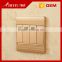 China supplier new design BIHU golden lighting wall switch 4 gang 2 way switch                        
                                                                                Supplier's Choice