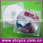 Transparent single packaging sleeve Plastic transparnet CD sleeve packaging