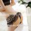 Wholesale Supply Thong Sexy Leopard Underwear Lace Open Crotch Panties