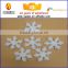 White EPS polyfoam snow flake for christmas holiday decoration