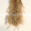 factory price custom size accept real raccoon fur hood trim fur collar