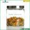 750/1200ml empty large glass storage jar mason jar with lid