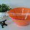 Colorful Plastic Round Salad and spoon set