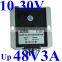dc dc converter 24v to 48v 3a 144w step up power regulator module waterproof