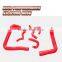 Silicone Radiator Hose Kit Coolant Pipe For Ford Mustang 86-93