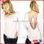 Ultra Soft Lady TOP Flirty Back Design Clothing 2016 Woman Clothing