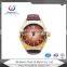 Fashion Gold leather Quartz Analog Watch