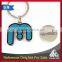 Personalized design your own metal coin keychain with soft enamel