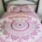 Pink Queen Size Duvet cover Doona cover Bedding Quilt cover Pillows Set Bedding Duvet cover sets mandala duvet cover with pillow