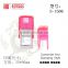 2015 New Design DongFangTu Brand Easy Carry Lovely Pinky Colors Mini Name Stamps