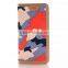 Wholesale price card slots stitching leopard leather cover for apple iphone 6 64GB                        
                                                Quality Choice