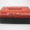 Bottom price hotsell luxury pu leather tissue box with drawer