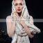 New Fashion Reall White Knitted Mink Fur Poncho for Fashion Ladies With Factory Price