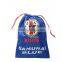 8 OZ Blue Gift Bag Darwstring Bag Cotton