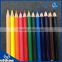 12pcs 7 inch jumbo triangular wooden color pencil