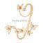 Hot Selling Crystal Butterfly Rings Double Fingers Ring Accessories For Women